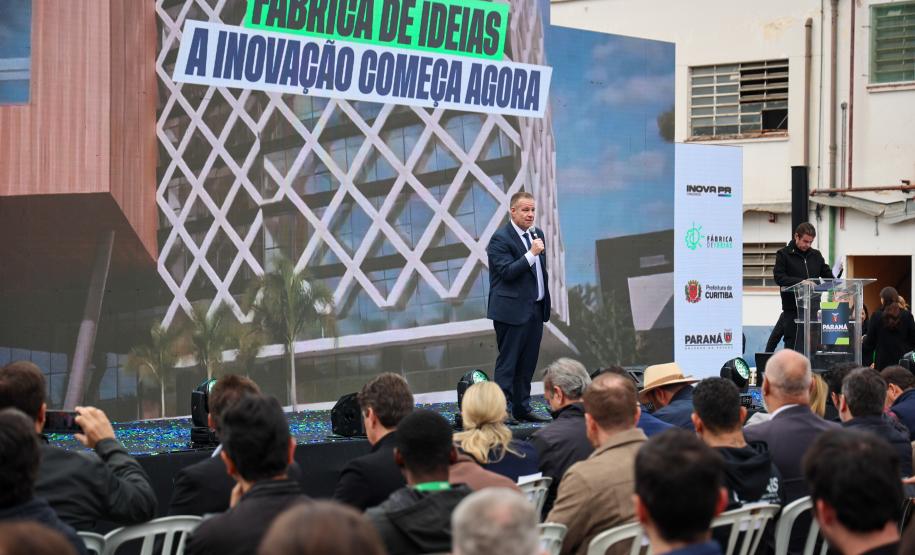 "Fábrica de Ideias vai levar o Paraná para vanguarda da tecnologia", afirma Ratinho Junior