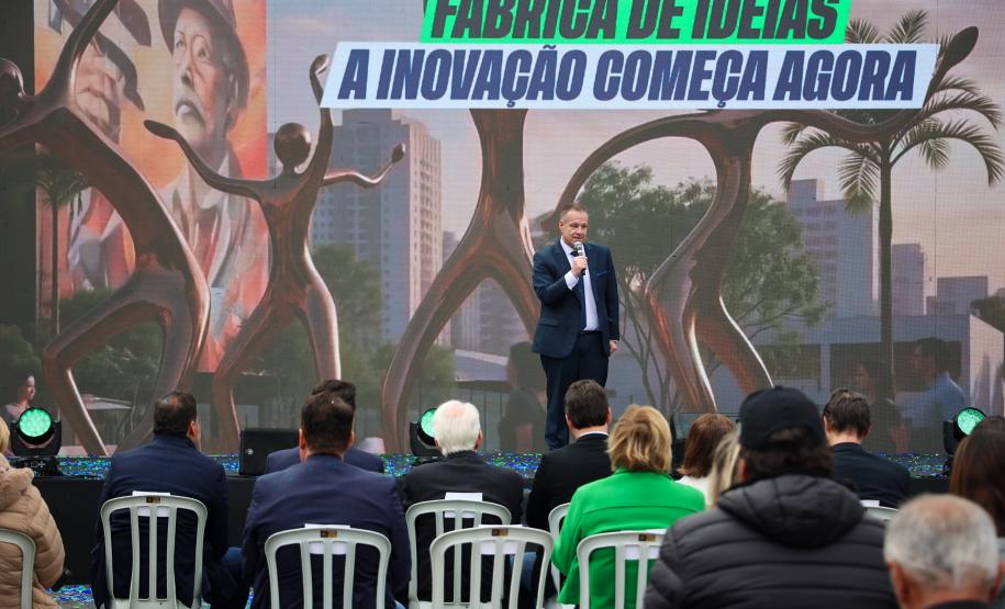 "Fábrica de Ideias vai levar o Paraná para vanguarda da tecnologia", afirma Ratinho Junior