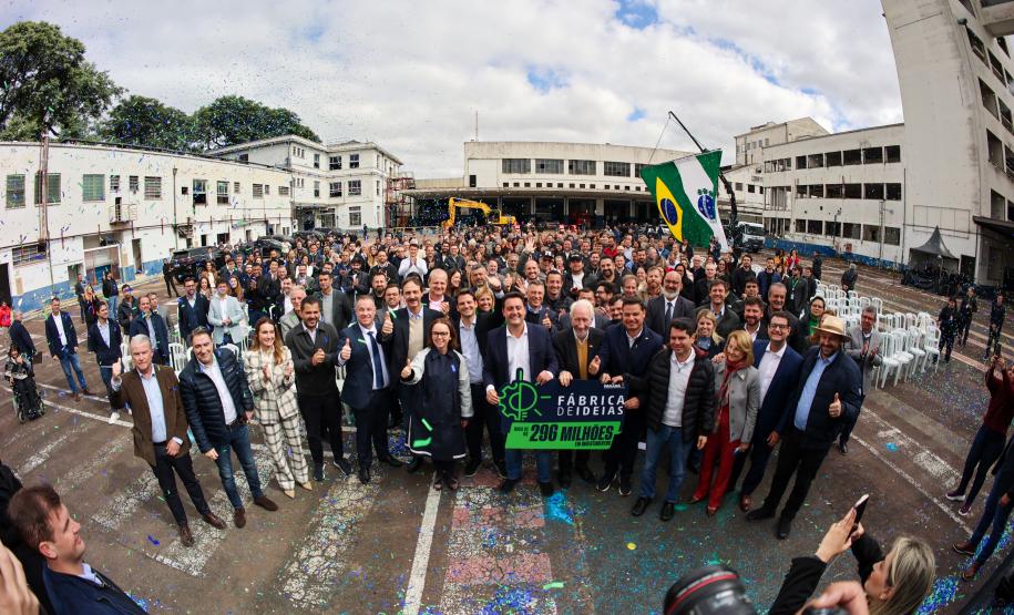 "Fábrica de Ideias vai levar o Paraná para vanguarda da tecnologia", afirma Ratinho Junior