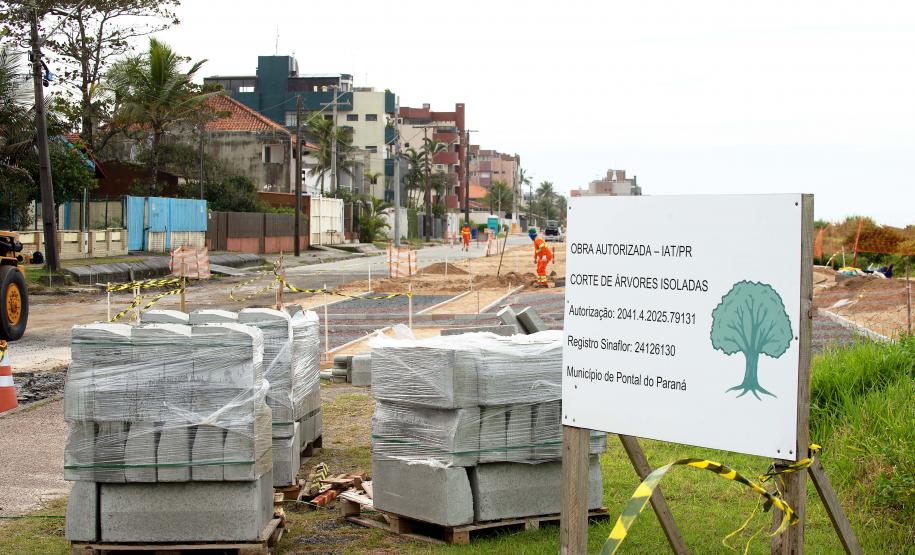 Obras em Pontal do Paraná