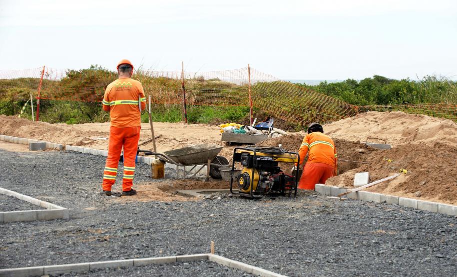 Obras em Pontal do Paraná