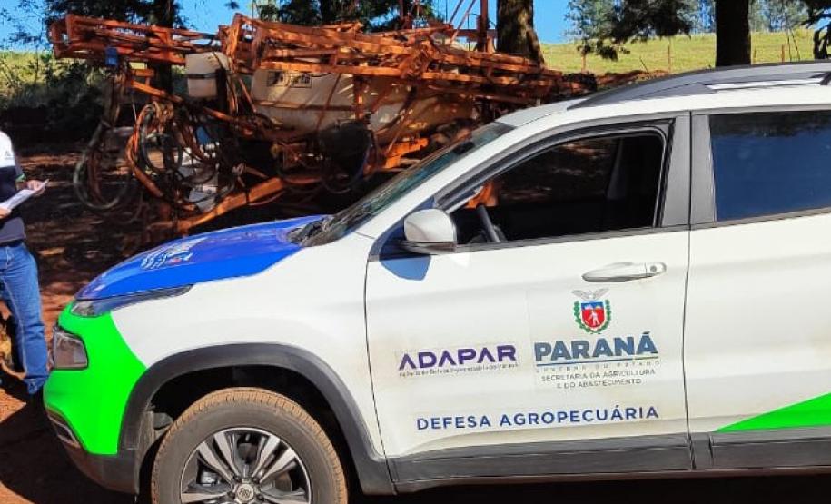 Adapar veículo - defesa agropecuária