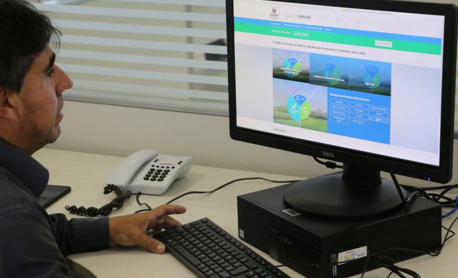 Plataforma digital permite a participação popular no planejamento do Estado
