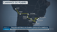 Rota Turística Caminhos do Peabiru é tema de reportagem da RPC